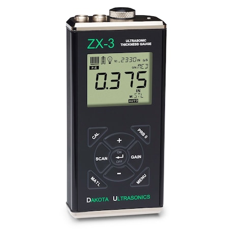 Dakota Ultrasonics Ultrasonic Thickness Gauge ZX-3 | Zoro